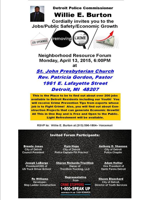 April 13 2015 Event.